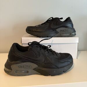 NIKE AIR MAX EXCEE Black/Grey Running Trainer Shoe CD5432 001 Women 9